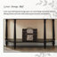 Console de vestibule, buffet rétro et armoire de rangement en bois noir massif-1372976744
