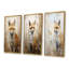 Grishaw - ensemble d'art mural sur toile 3 renards-103009921-103009922