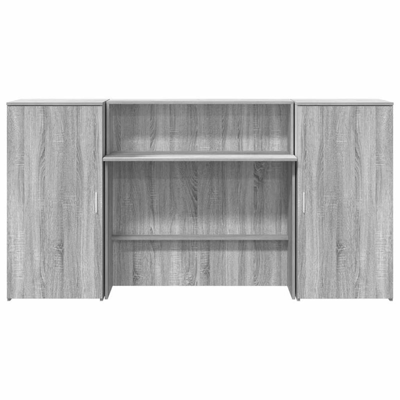 Baki Standing Desk, Grey Sonoma, 103.5cm H x 200cm W x 50cm D