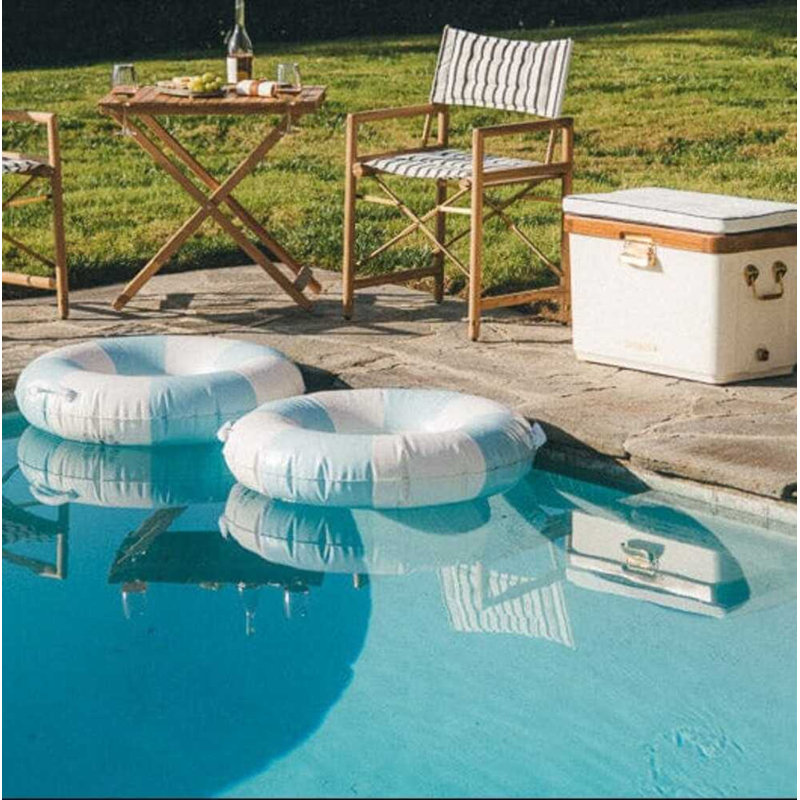 Classic Pool Float, 6" H x 31.5" W x 31.5" D, Sky Blue