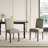 Upholstered Parsons Dining Chairs, Linen Side Chair-165713900