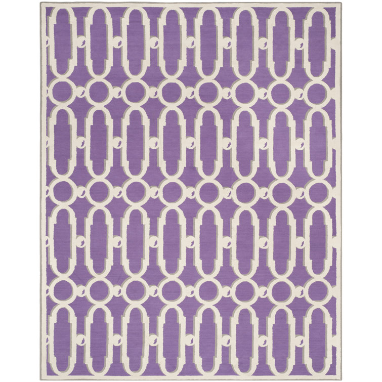 Sheeran Newport Hand Hooked Cotton Pile Geometric Rug