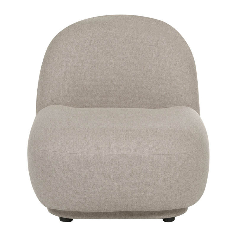 Cecilius Upholstered Fabric Armless