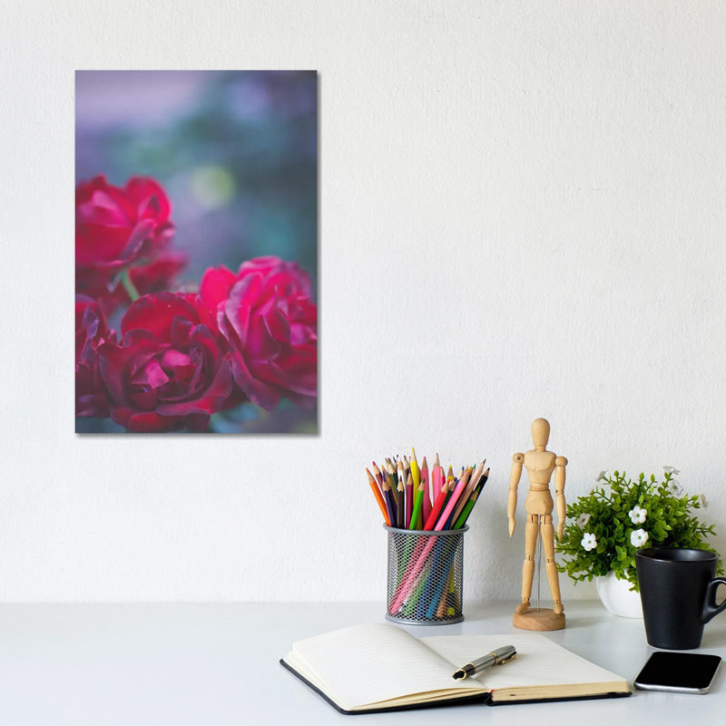 Roses Are Red by Ann Hudec - Wrapped Canvas Print, 20.32 cm H x 30.48 cm W