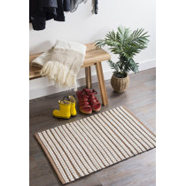 Bounce Stripe Shag Doormat - Assorted Colors 18x28 - CAPERS Home