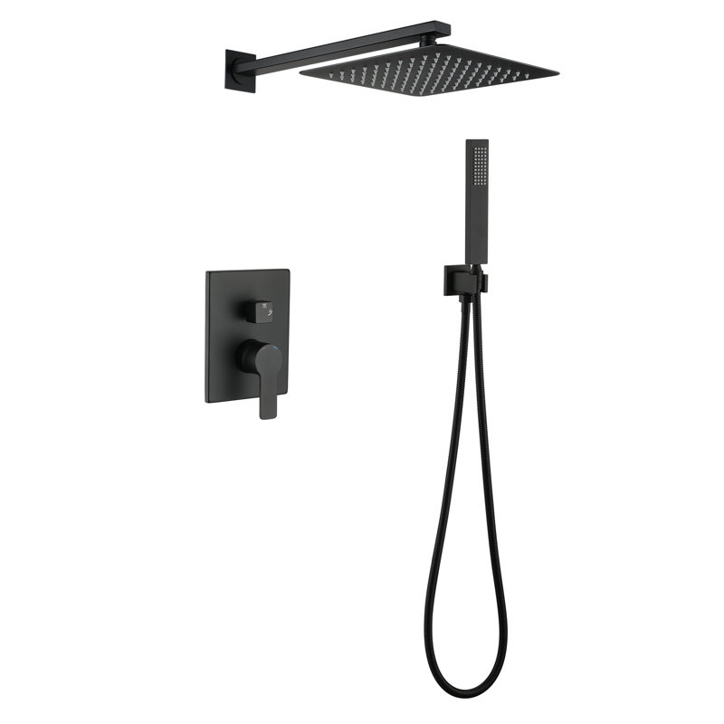 All-In-One Kit with Rough in-Valve, Matte Black