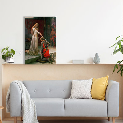 The Accolade (1901) by Edmund Leighton The World Classic Art Reproductions, Giclee Canvas Prints Wall Art for Home Decor