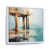 White Floater Framed