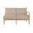 Santa Barbara Teak Outdoor Right Arm Facing Sectional Sofa-93646510-48656511-63326306