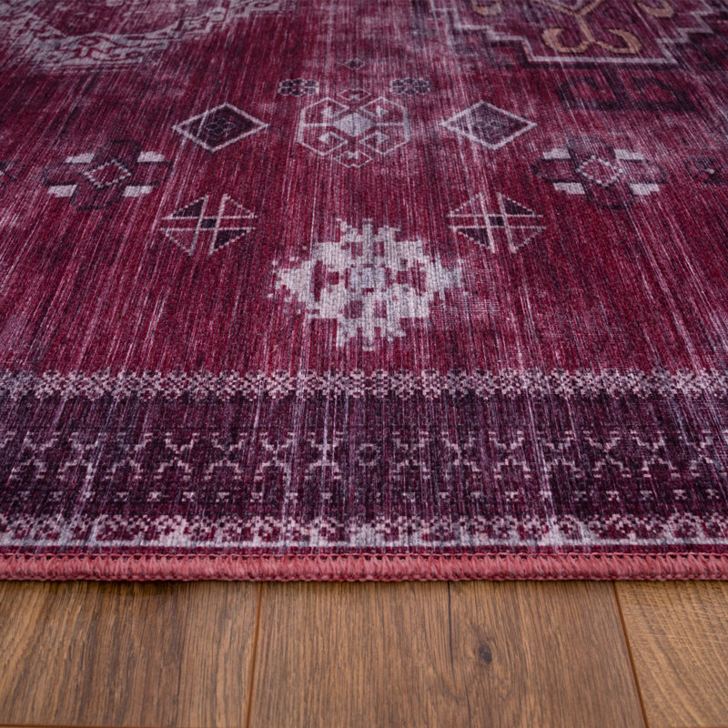 Slay Oriental Shag Area Rug, Rectangle 120 x 160cm