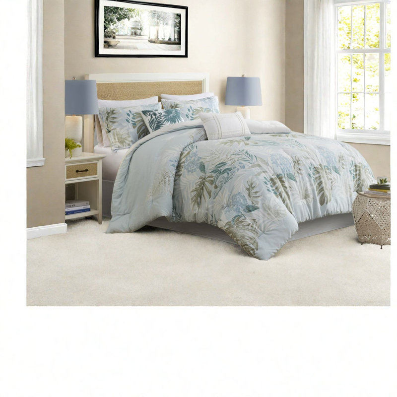 Ensembles de literie Coastal Comfort, coton luxueux, bleu grand