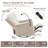 Fizzah Upholstered Swivel Recliner-1602909322