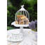 35cm Steel Cake Plate in Antique White