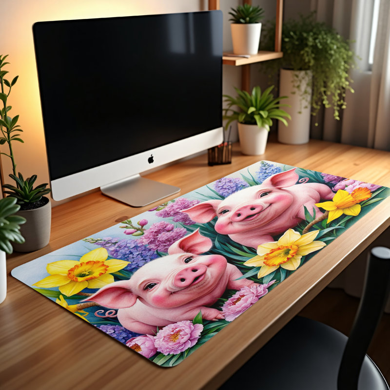 Polyester Desk Pad, 23.6x13.8