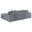 Canapé modulaire réversible rembourré Tangires sable-404914297