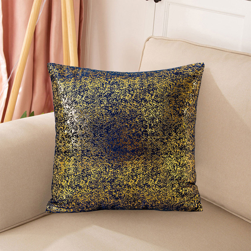 Housse de coussin en velours Housse de coussin en velours Snowflake, Marine
