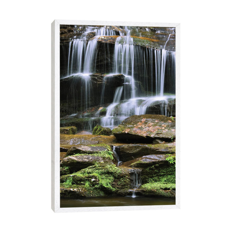 USA, Tennessee, Great Smoky Mountains National Park. Waterfall. by Jaynes Gallery - Gallery-Wrapped Canvas Giclée on Canvas