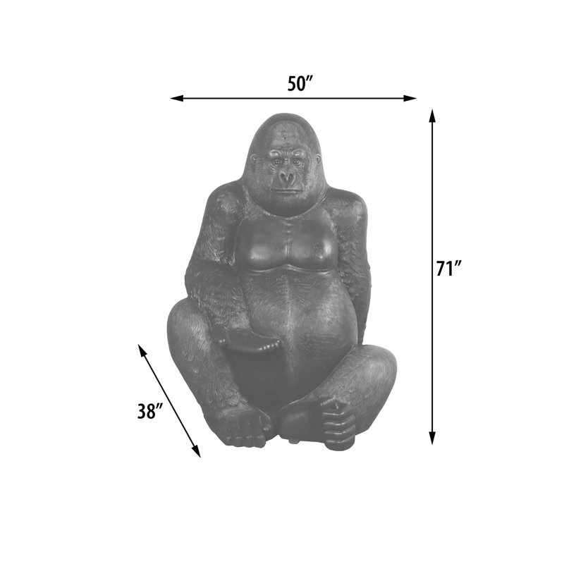 Statue de gorille Jordon