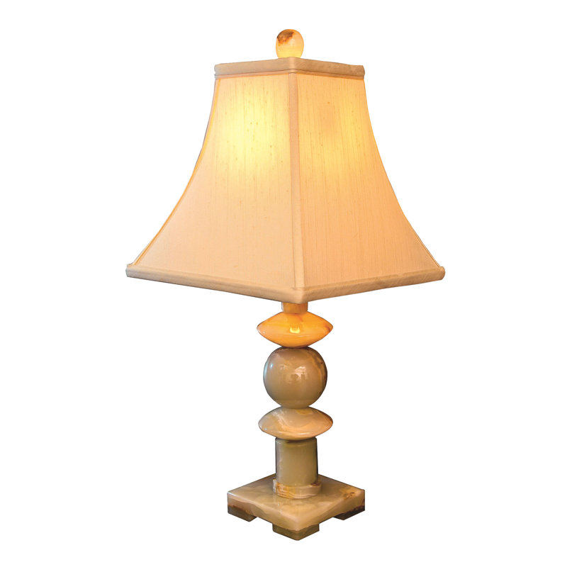 Chartreuse Marble Lamp
