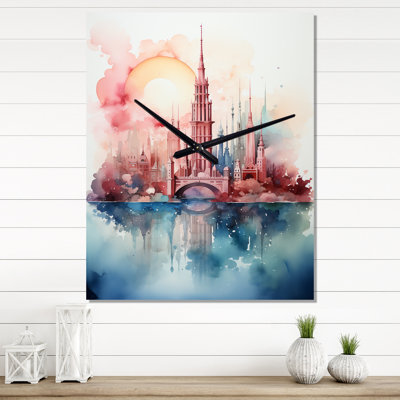 Jaydine Aluminum Wall Clock