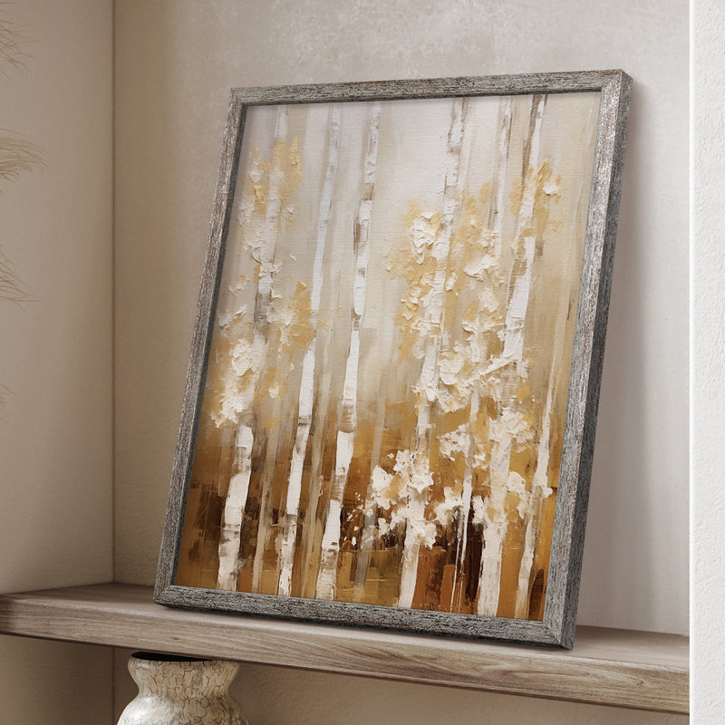 ABSTRACT Series CMLIX, reproduction encadrée - bois massif, H 11 po x l 9 po