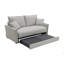 Canapé-lit modulaire en chenille avec rangement et 2 coussins décoratifs