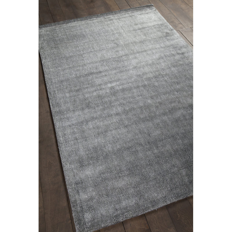Sopris Hand Loomed Area Rug in Charcoal, Rectangle 5' x 7'6"