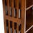 Damon 48.25" H Solid Wood 5-Open Shelf Bookcase