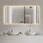 Miroir de salle de bain sans cadre 48 x 32 po avec lumière (miroir inclus seulement)-1913891592-1913891598