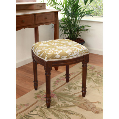Camilly Solid Wood Accent Stool