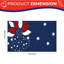 Star Floral Print Independence Day 60" x 120" Scalloped Rectangular Tablecloth for Dining Patio