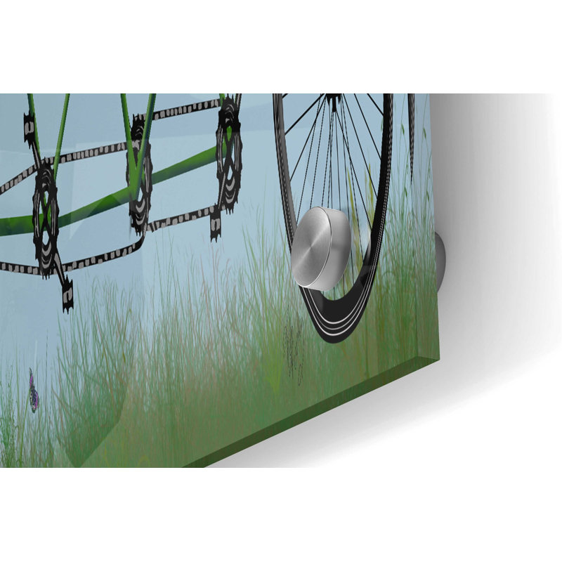 «Mutley Crew on Tandem» par Fab Funky, art mural en verre acrylique, H 16 po x l 48 po x P 0,2 po