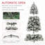 Arbre de Noël artificiel illuminé 6,5 pi