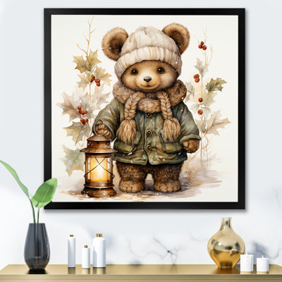 Christmas Teddy Bear Nursery II - Nursery Teddy Bear's Wall Art