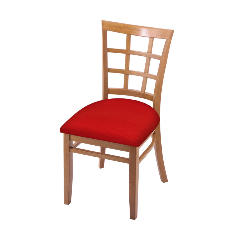 Hampton 18'' H Upholstered Beech Side Chair, Medium, Canter Red