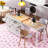 Kitchen Island With Extendable Dining Table-151604294