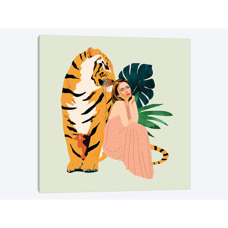 « tiger rites », impression sur toile, H 48 po x l 48 po x P 1,5 po