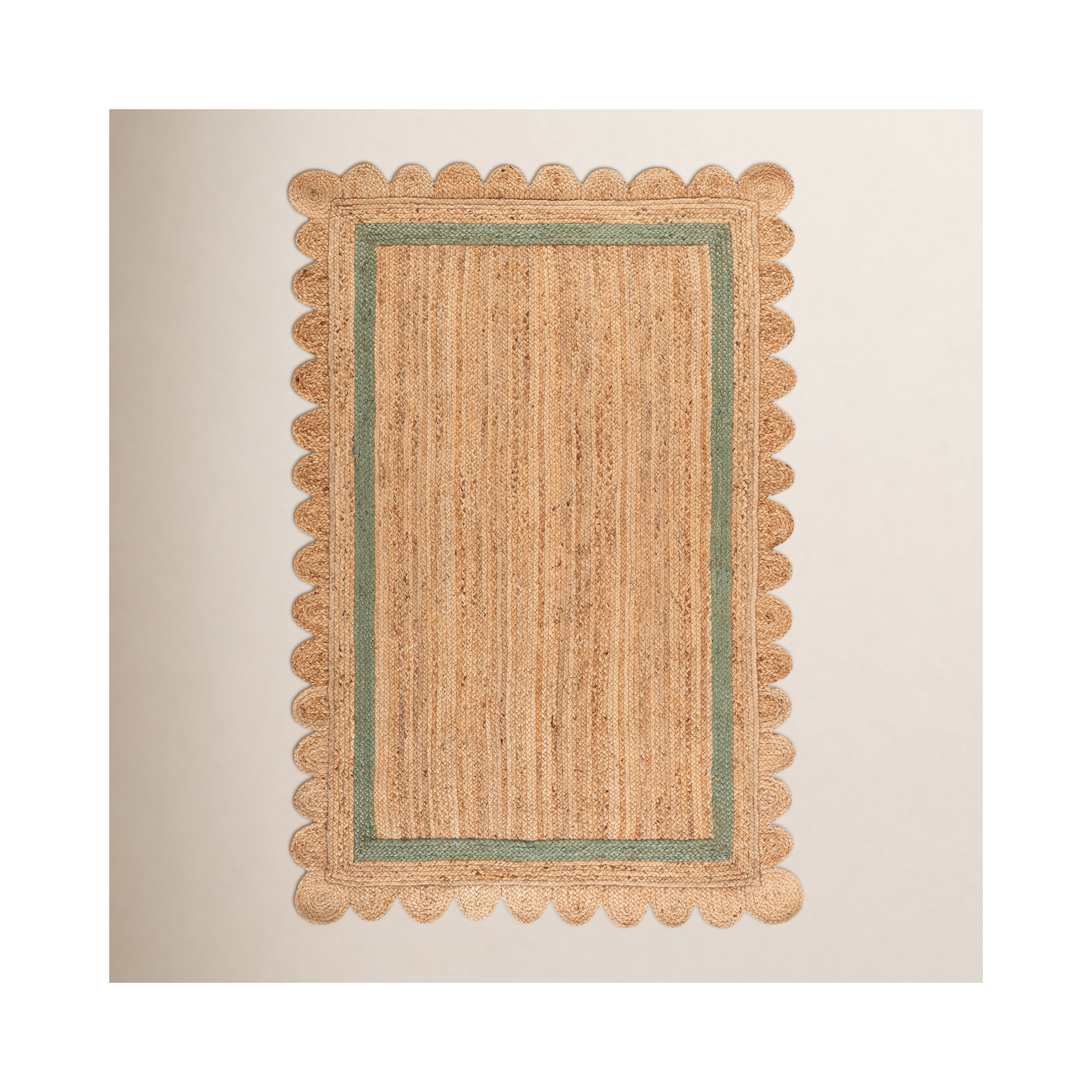 Inaki Jute/Sisal Area Rug, Rectangle 5' x 8'
