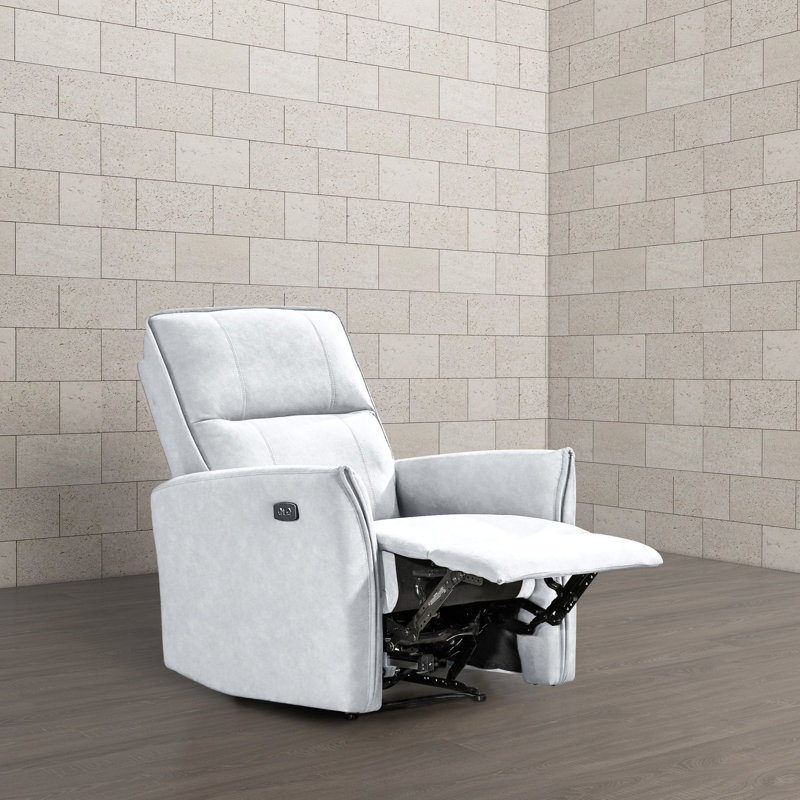 Fauteuil inclinable en suède