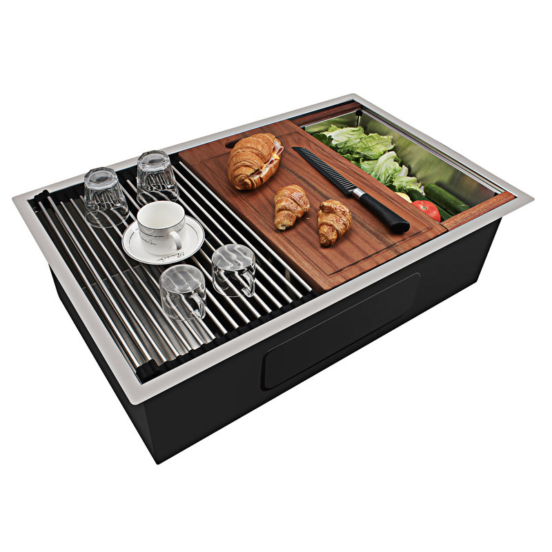 Évier de cuisine encastré Workstation