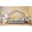 Lit simple avec tiroirs, gris-20364709