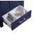 24" Modern White Free-Standing Single Bathroom Vanity Set-502888570