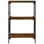 Adaisha 90.5cm H x 35cm W Metal Standard Bookcase-944439867