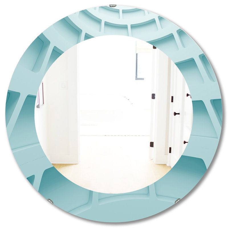 Miroir mural Waves 4, H 31,5 po x l po