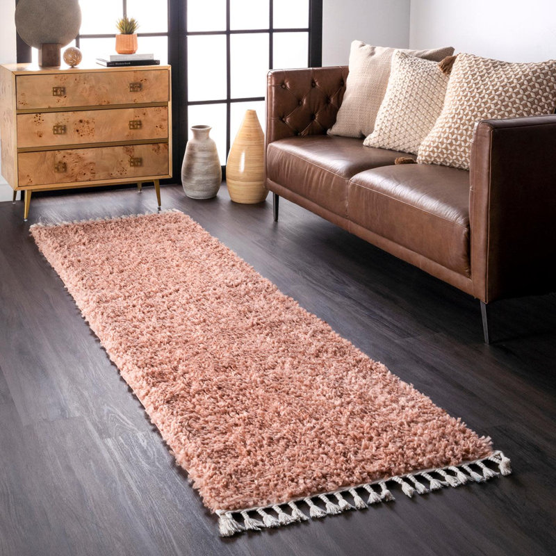 Solid Colour Area Rug, Runner 2' 6" x 6' 3"