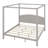 Damine Canopy Bed with Headboard and Support Legs，bed frame,platform bed-1907221702-1905683160