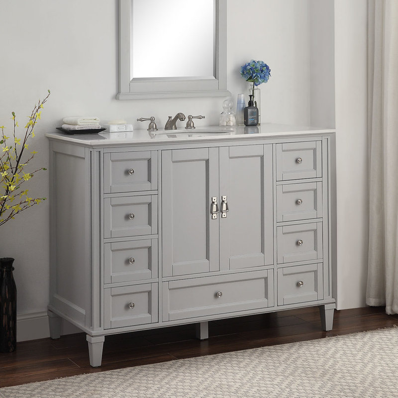 Ensemble de meuble-lavabo simple 48 po Aysu