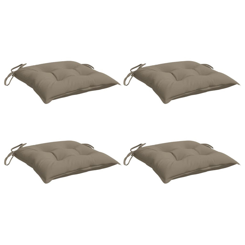 Outdoor Seat Cushion, Taupe, 2.8" H x 15.7" W x 15.7" D