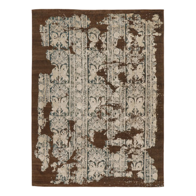 Modern One-of-a-Kind 9'0X12'0 Hand Knotted Area Rug