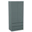 Cunha 2 Door MDF & Particleboard Wardrobe-1836717229
